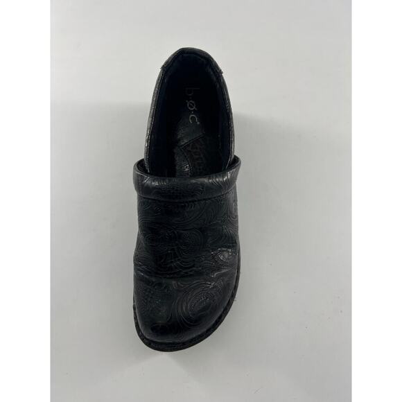 B.O.C. Born Concept Left Shoe Womens Size 8.5 Black Leather Slip On Clog Amputee - Picture 4 of 6